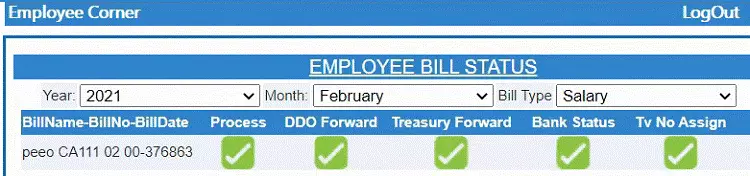 paymanager surrender bill status